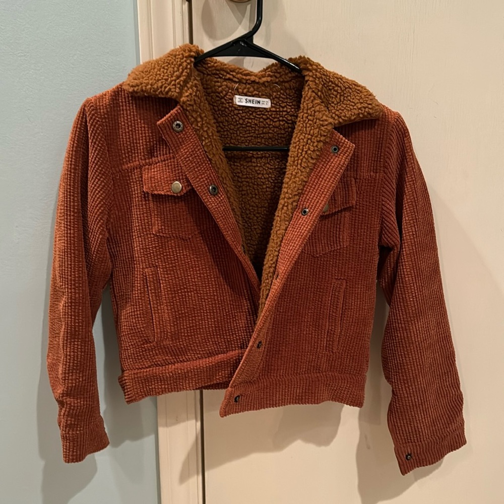 SHEIN 9y jacket. Soft inside with corduroy outside. Never been worn